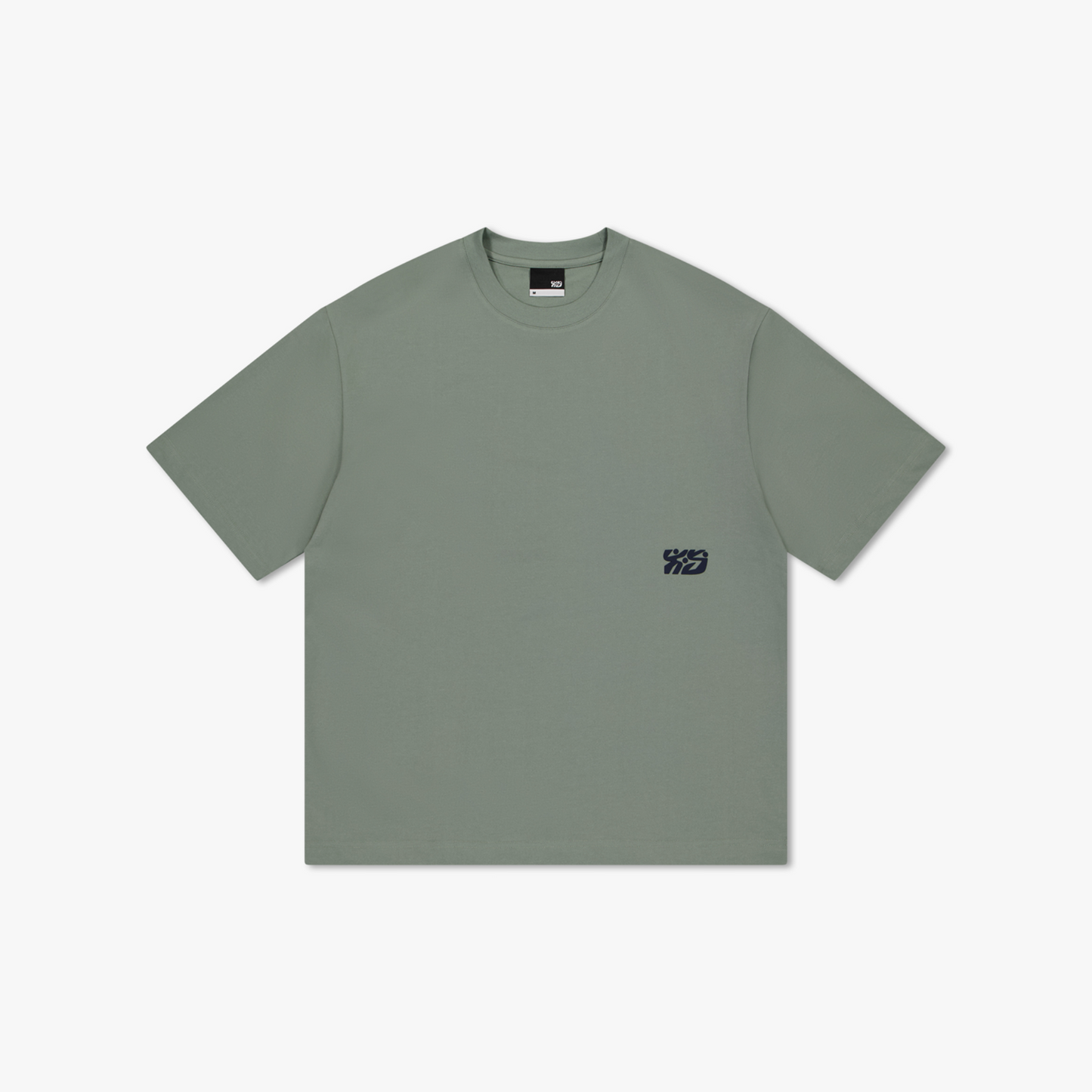 ICONS TEE - GREEN / NAVY BLUE
