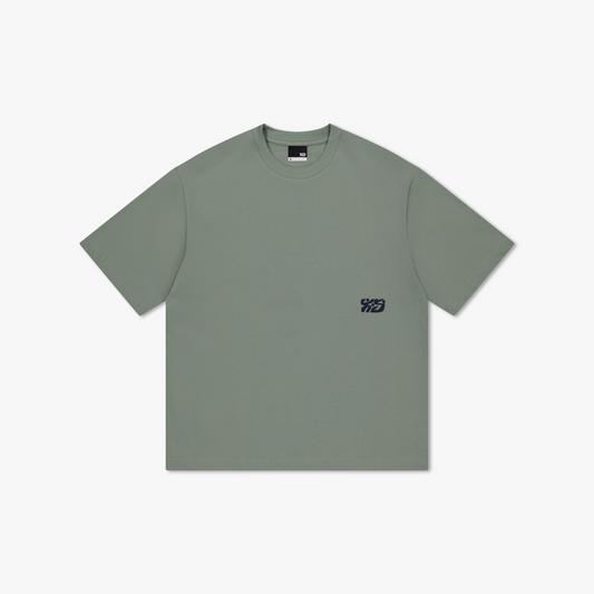 ICONS TEE - GREEN / NAVY BLUE